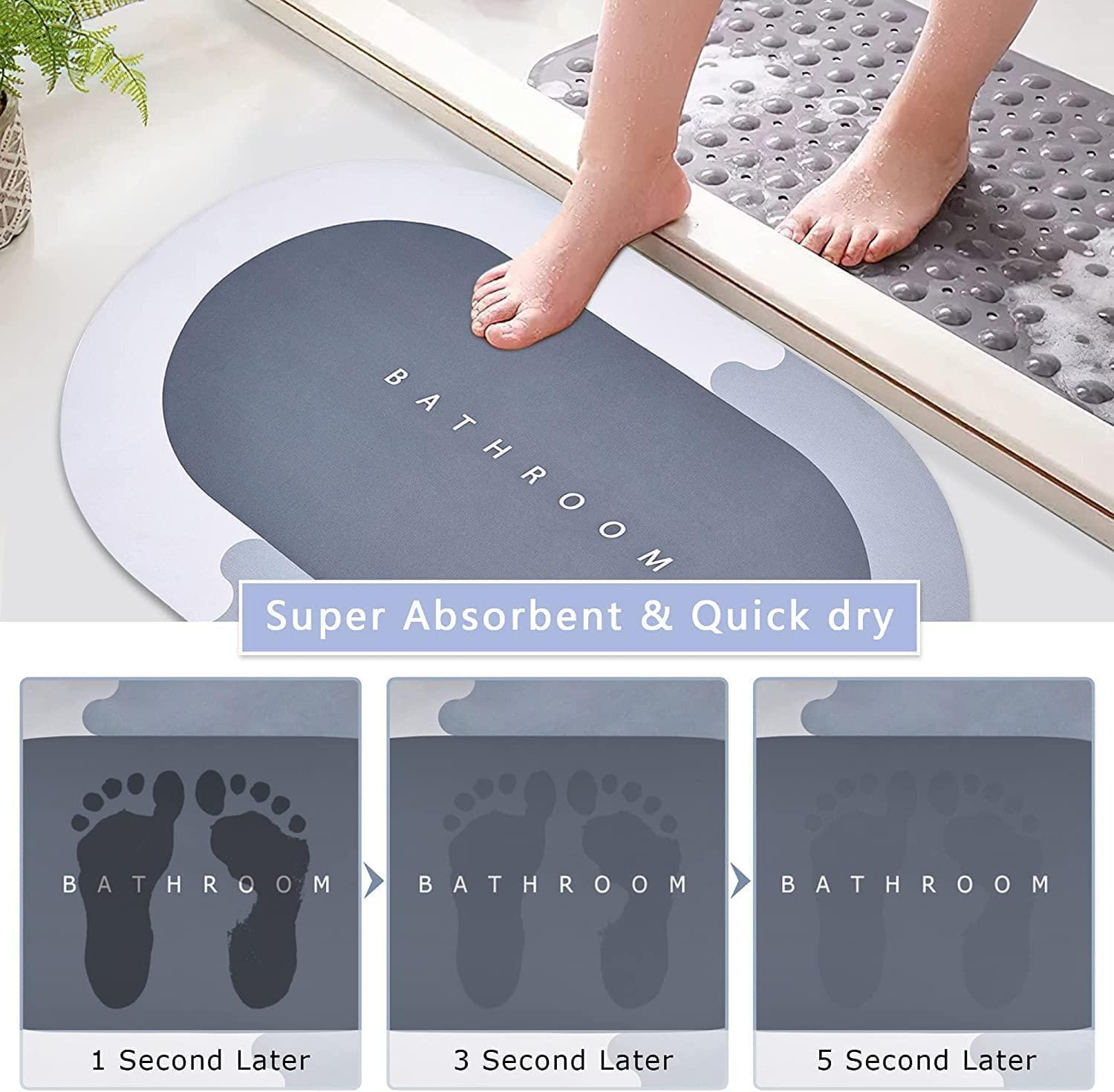Super Absorbent Bath Floor Mat | HEIGHTSMART