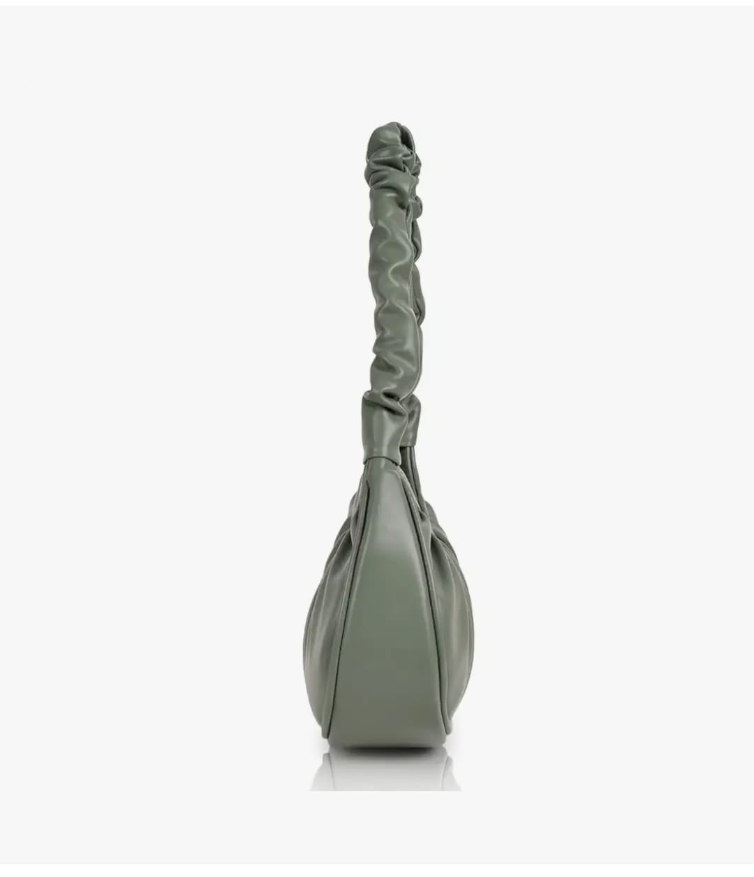 HEIGHTSMART Women’s Trendy Ruched Hobo Bag – Premium Vegan Leather Scrunchie Handle Shoulder Baguct